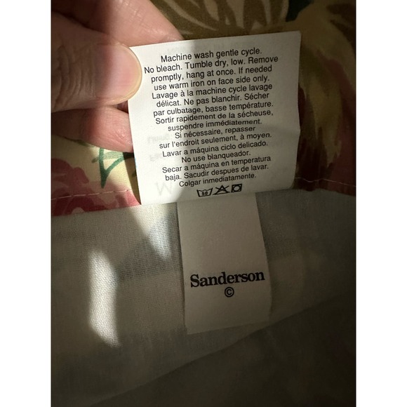 Martex USA 2 Panel Set Shabby Cottage Chic Floral Vintage Curtains - Picture 7 of 8